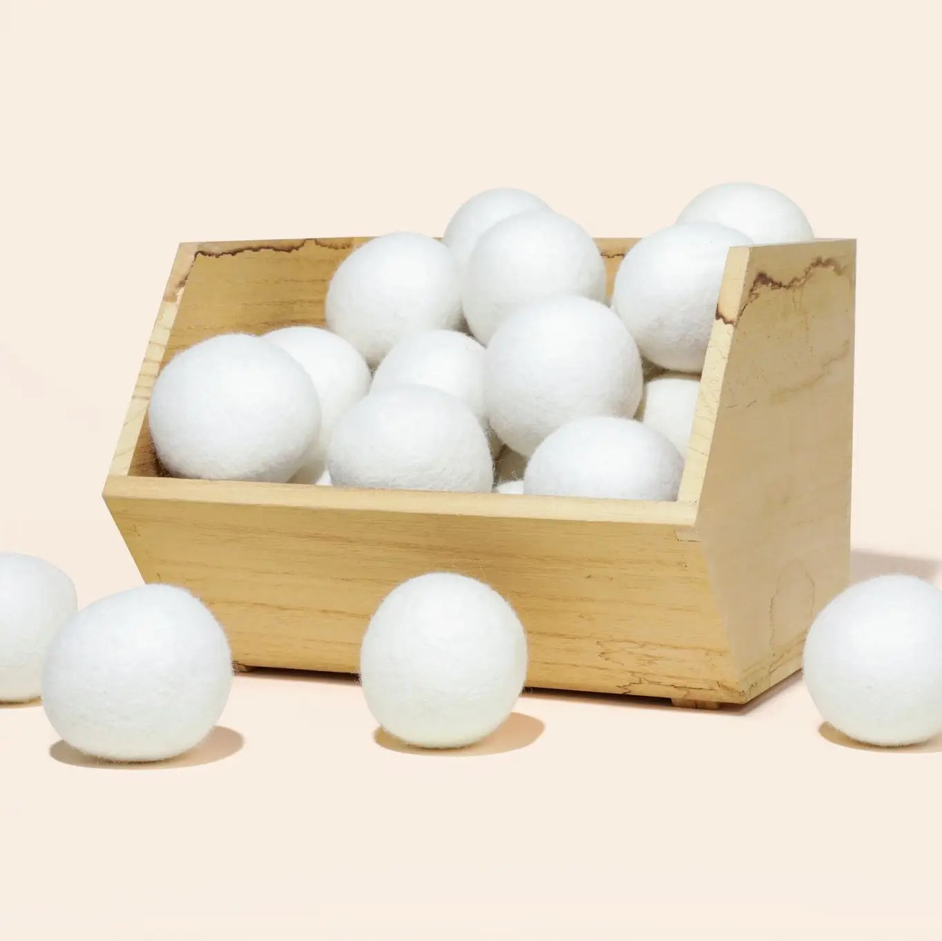 New Zealand Wool Dryer Balls | White | Earth Day Best